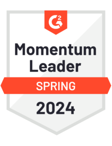 Momentum Leader Badge, G2, Spring 2024