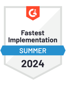 G2 Fastest Implementation - Summer 2024