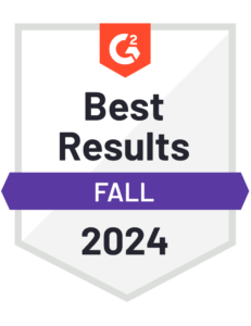 G2 Badge Best Results Fall 2024